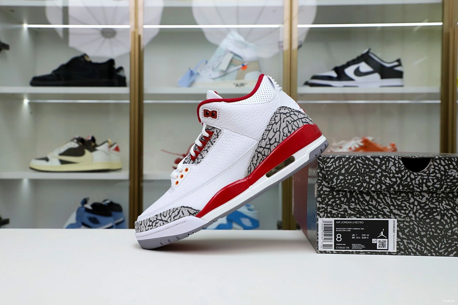  Cardinal Red(CT8532-126） 3 Jordan Retro Air 1114